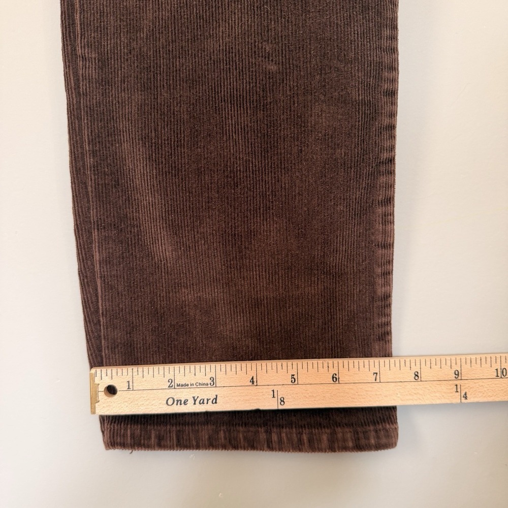 VTG Levi's 505 Straight Leg Jeans Women's Size 14 Corduroy Brown Cotton Pants - Picture 6 of 13
